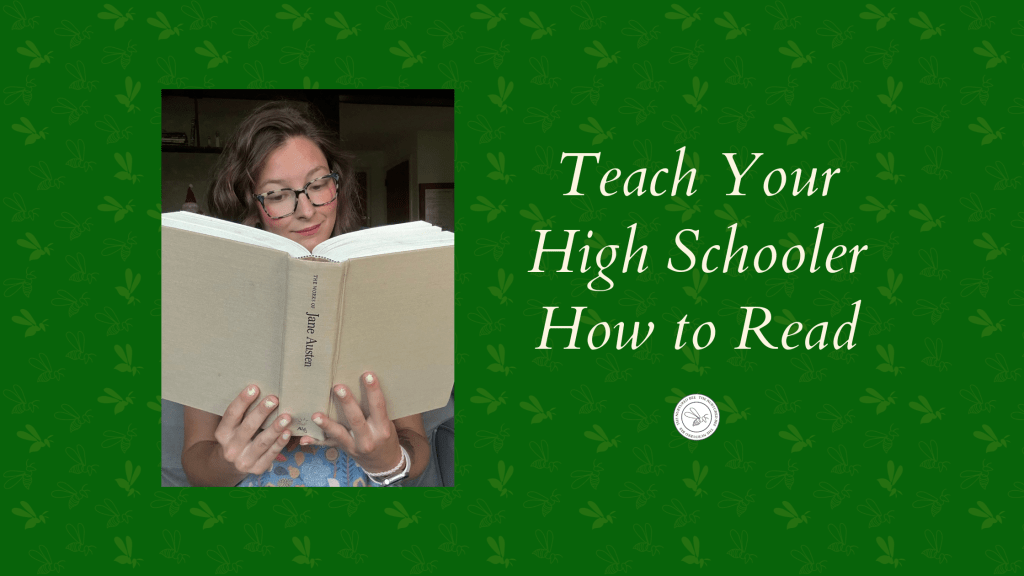Teach Your High Schooler How to&nbsp;Read